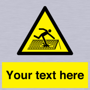 Custom Figure on Roof Sign